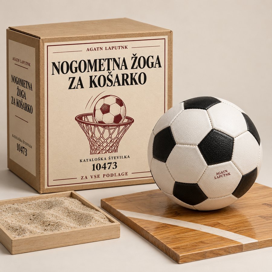 Nogometna žoga za košarko