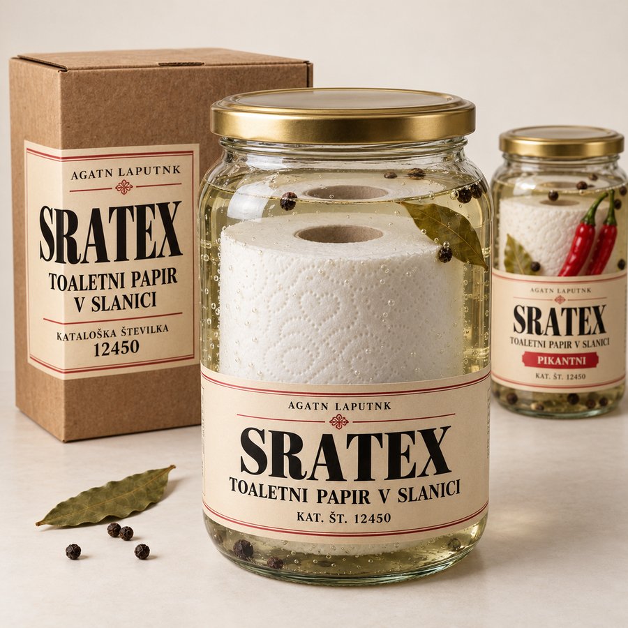 Toaletni papir v slanici SRATEX