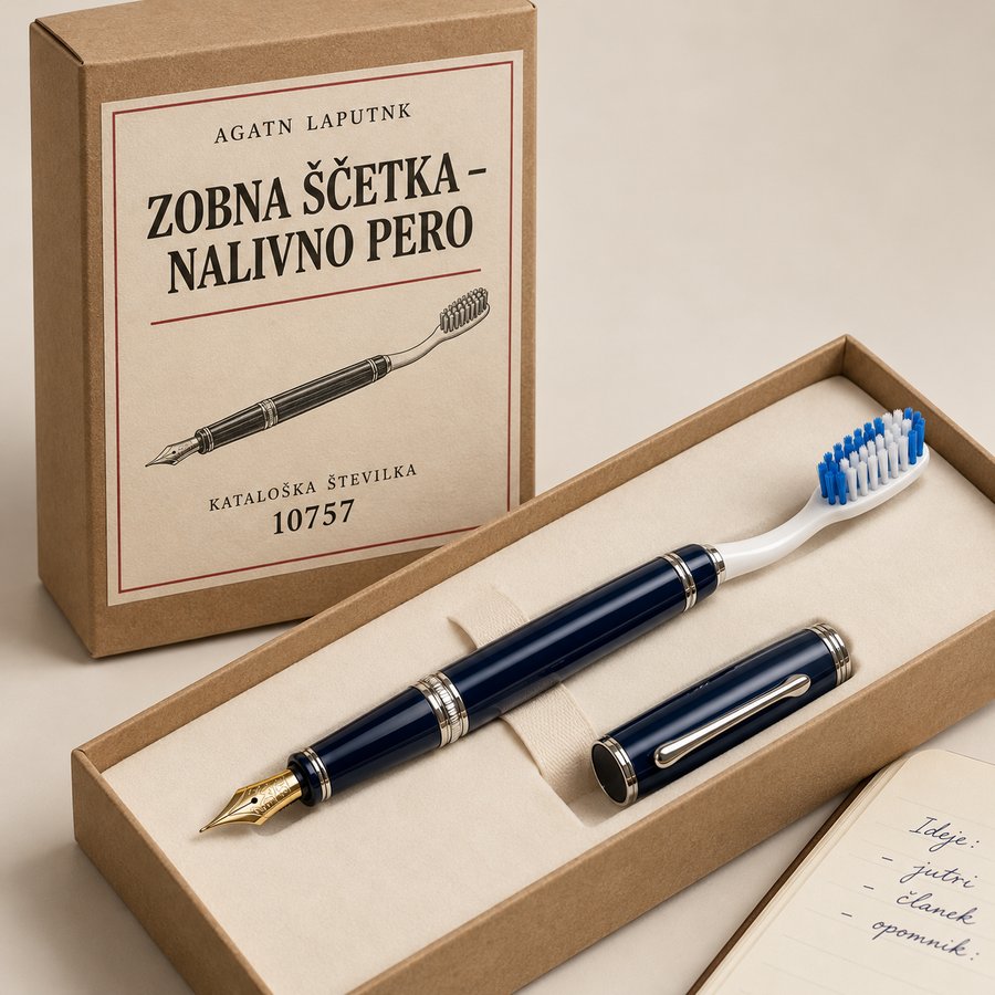 Zobna ščetka – nalivno pero